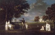 Alexander Nasmyth The Family of Neil 3rd Earl of Rosebery in the grounds of Dalmeny House oil